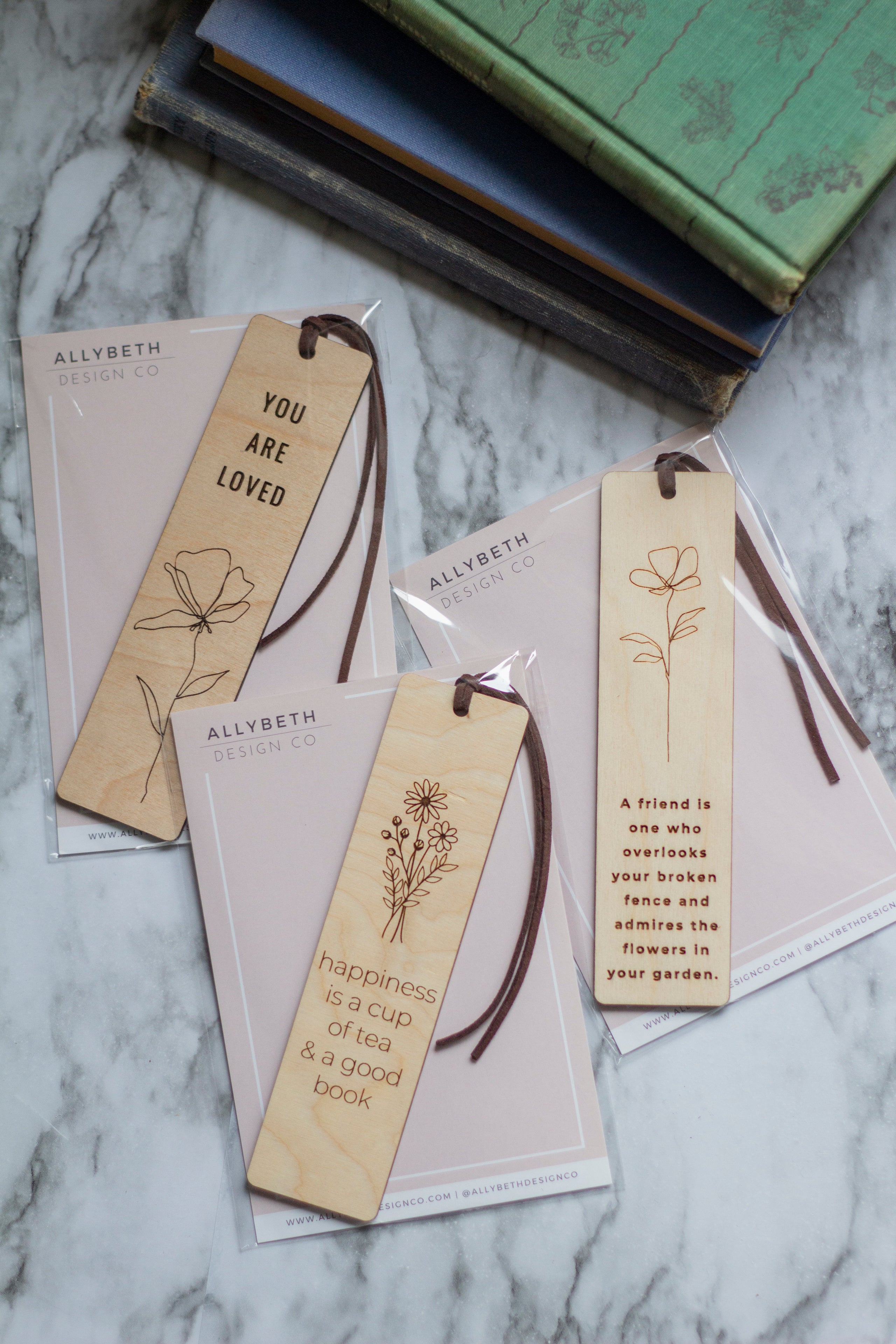 Wood bookmarks  Gifts for book lovers from Bumble and Birch